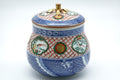 三浦 竹泉　祥瑞金彩砂金袋水指