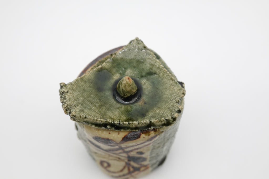 若尾 利貞　織部 茶入