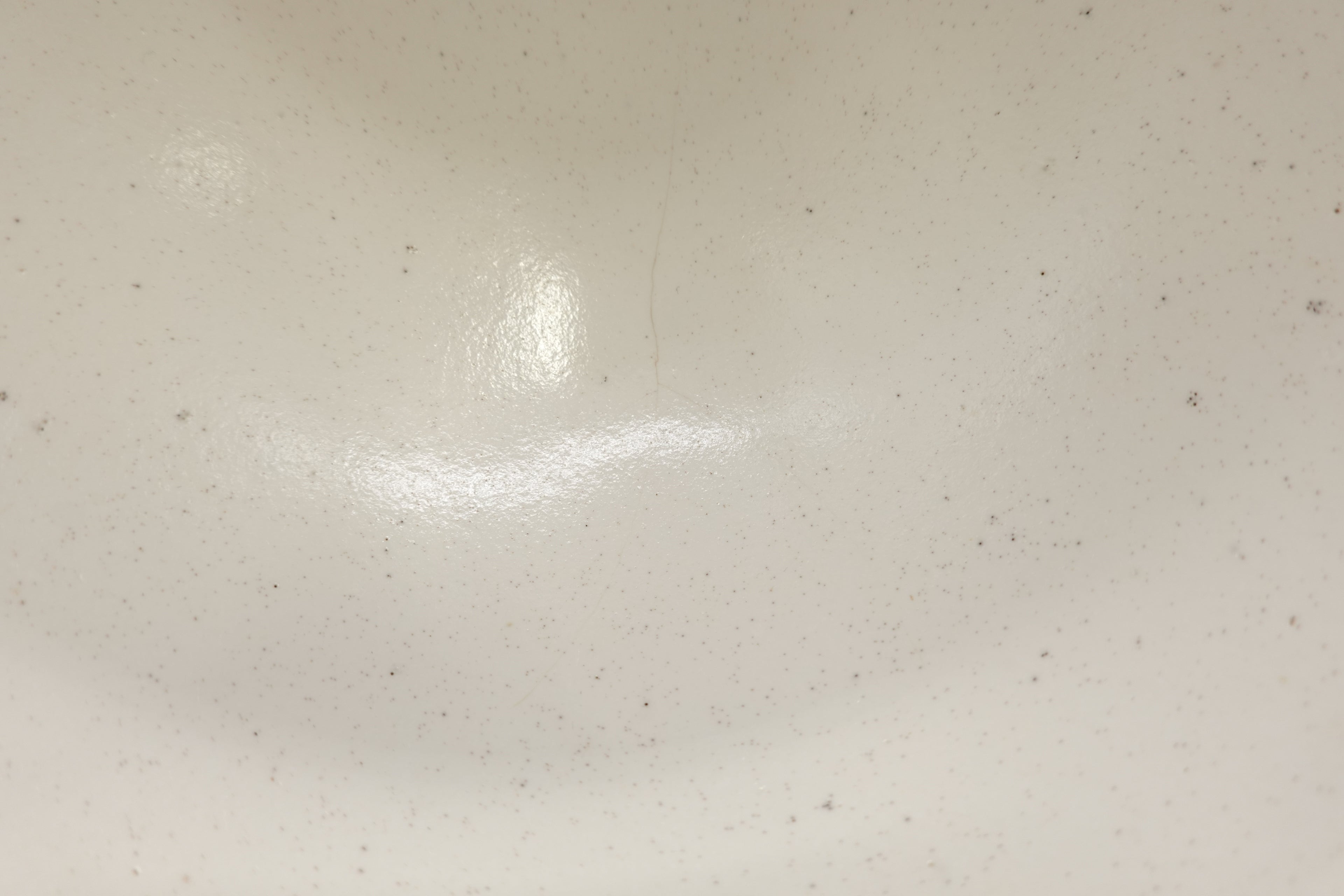 清水 卯一　白釉茶盌