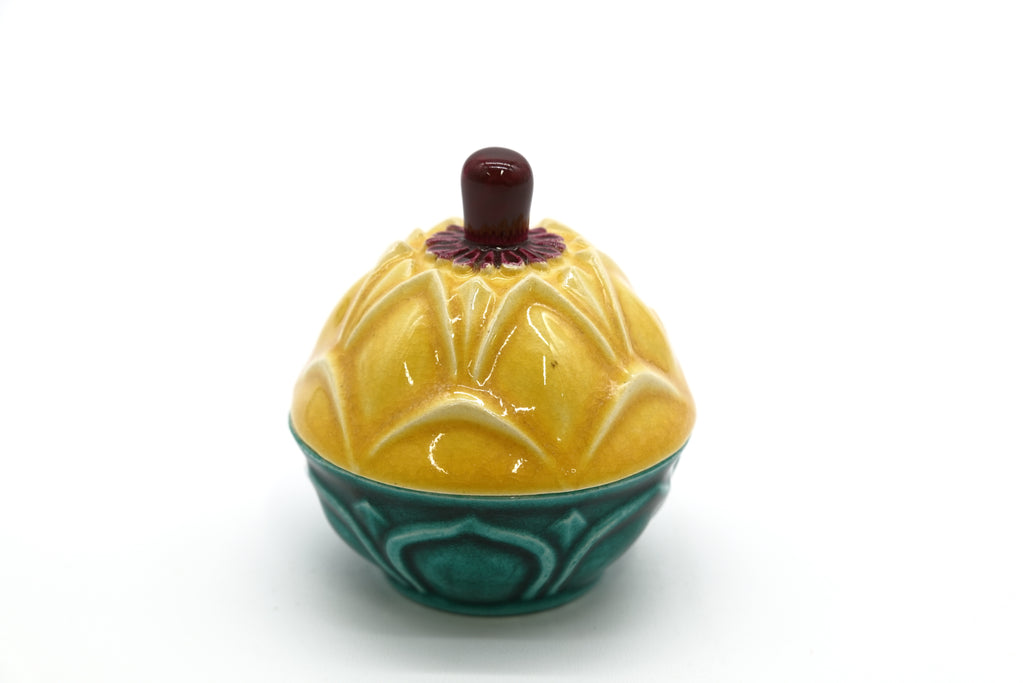 十六代 永楽善五郎（即全）　交趾蕗薹香合