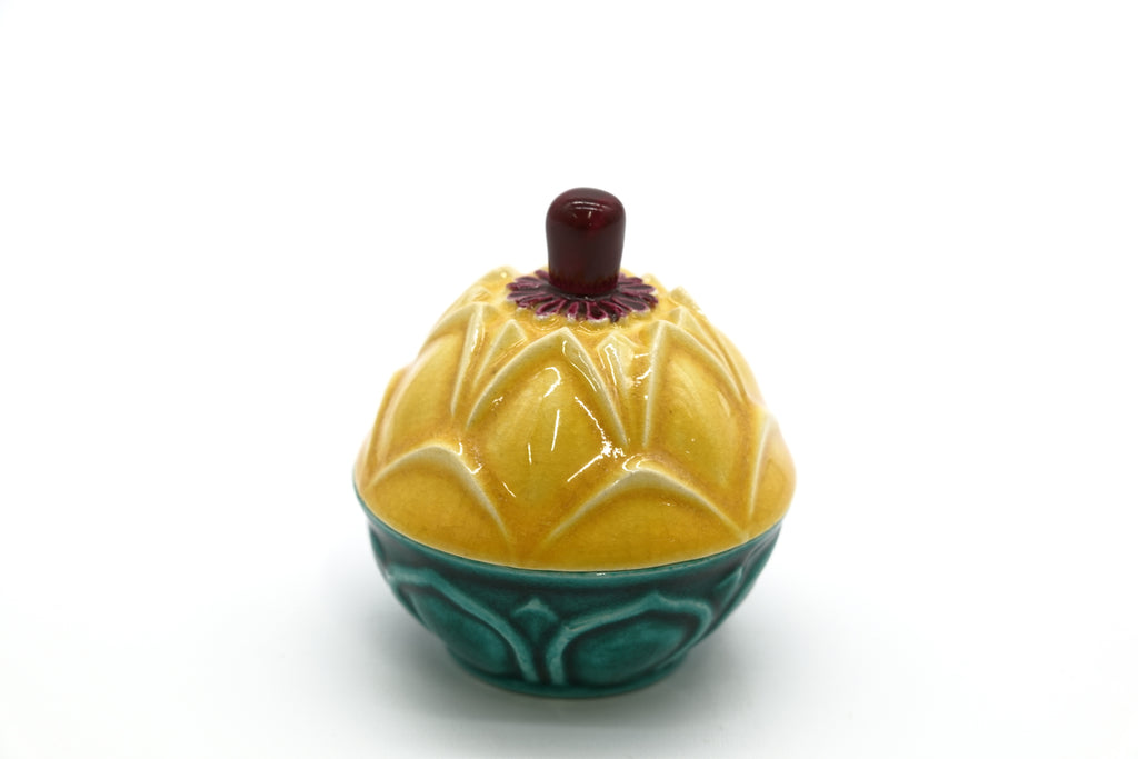 十六代 永楽善五郎（即全）　交趾蕗薹香合