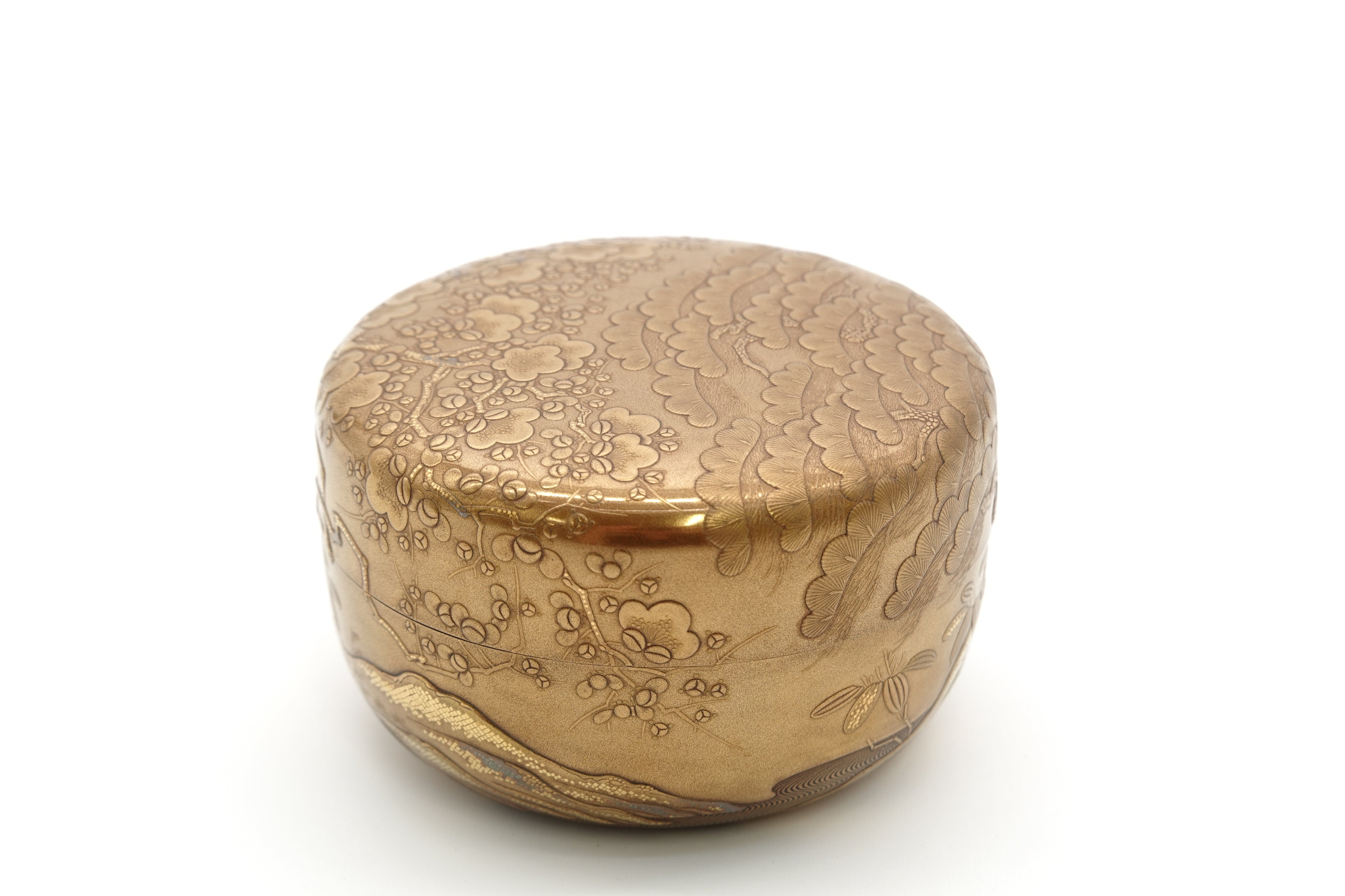 西村 松逸　松竹梅平棗