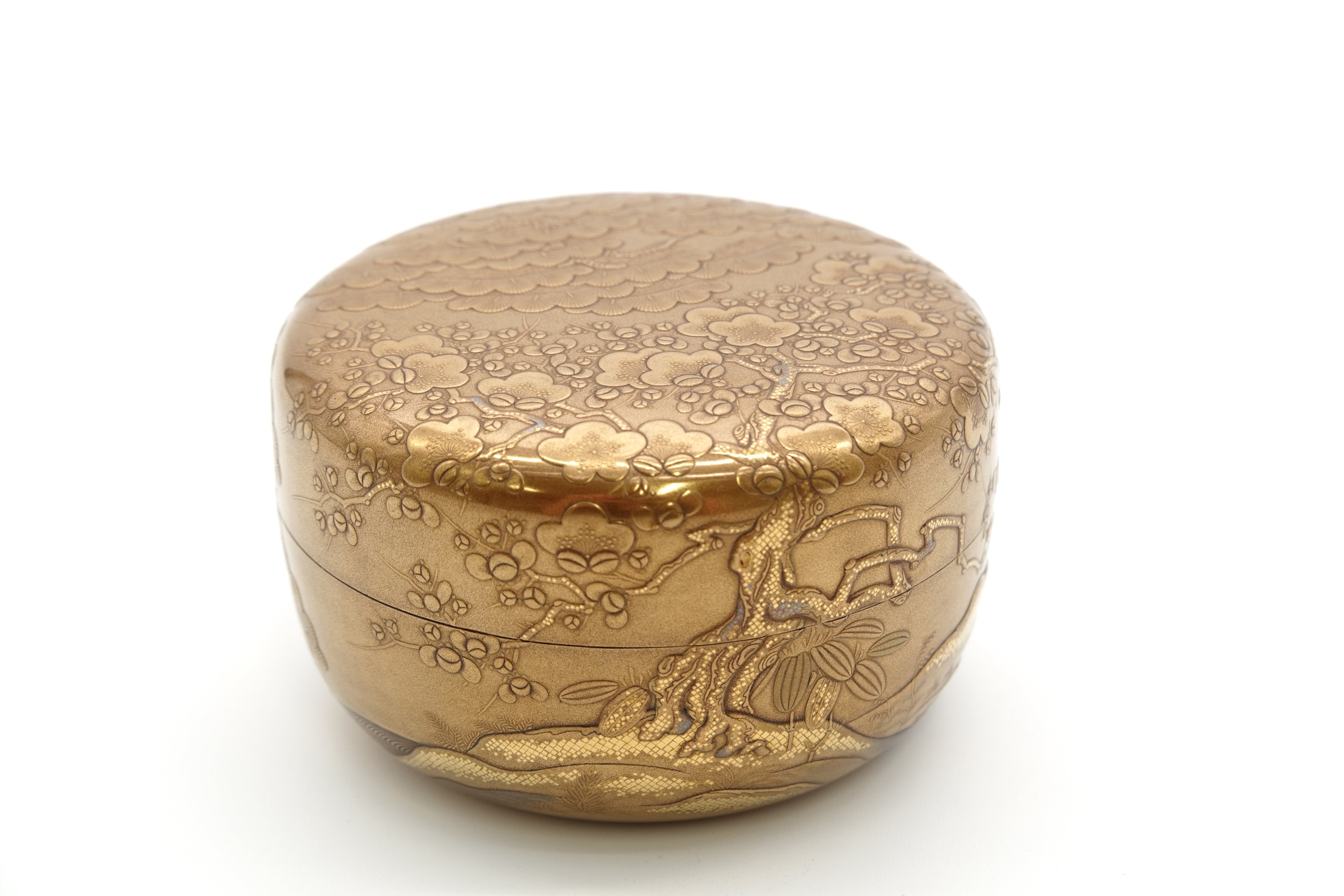 西村 松逸　松竹梅平棗