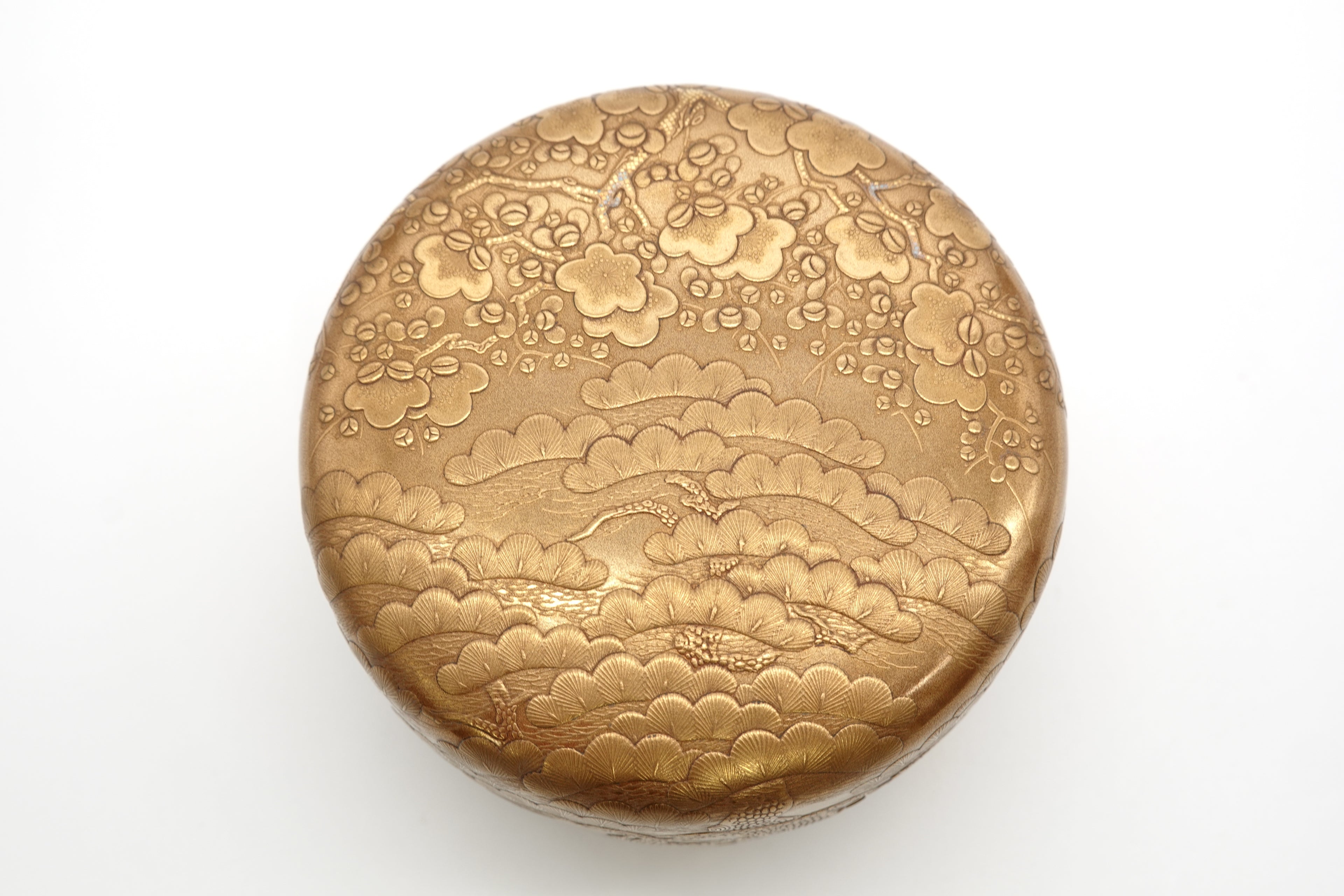 西村 松逸　松竹梅平棗