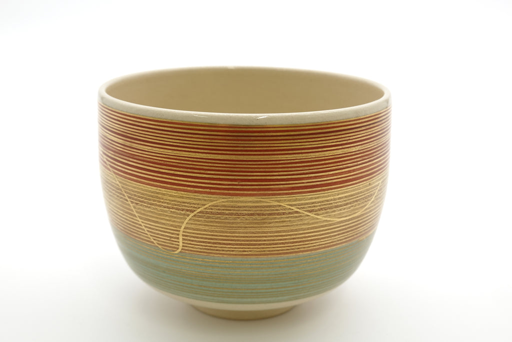 十六代 永楽善五郎（即全）　壬子糸ぐるま茶碗