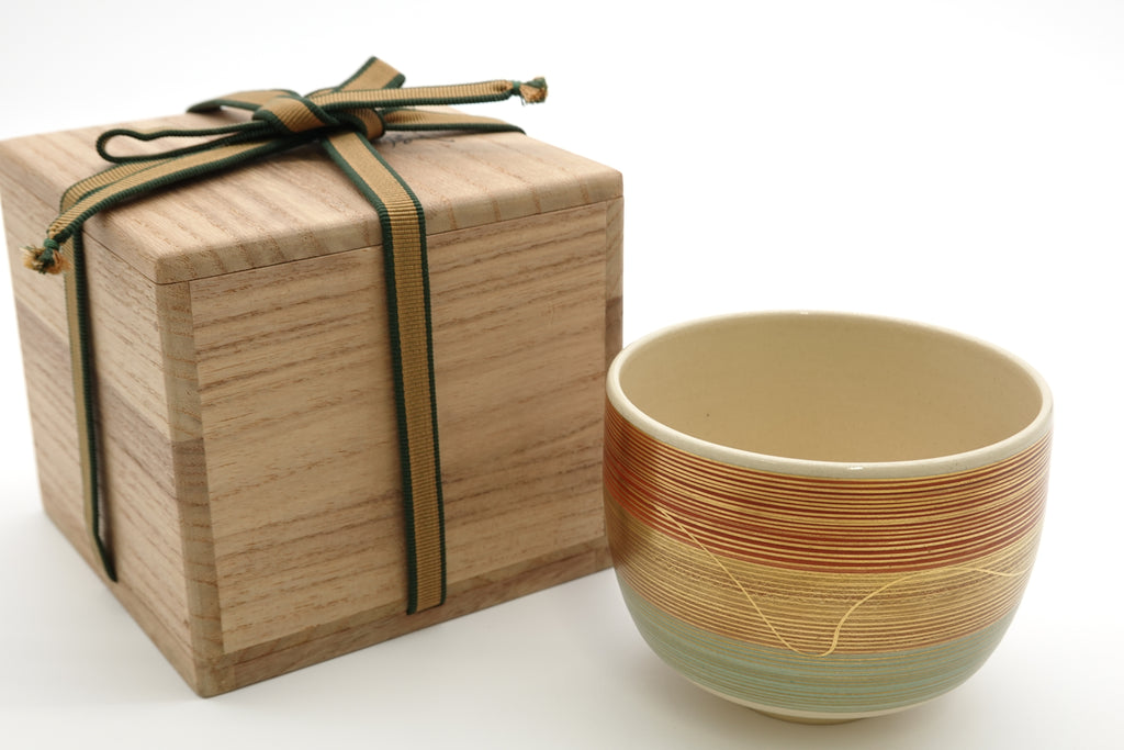 十六代 永楽善五郎（即全）　壬子糸ぐるま茶碗