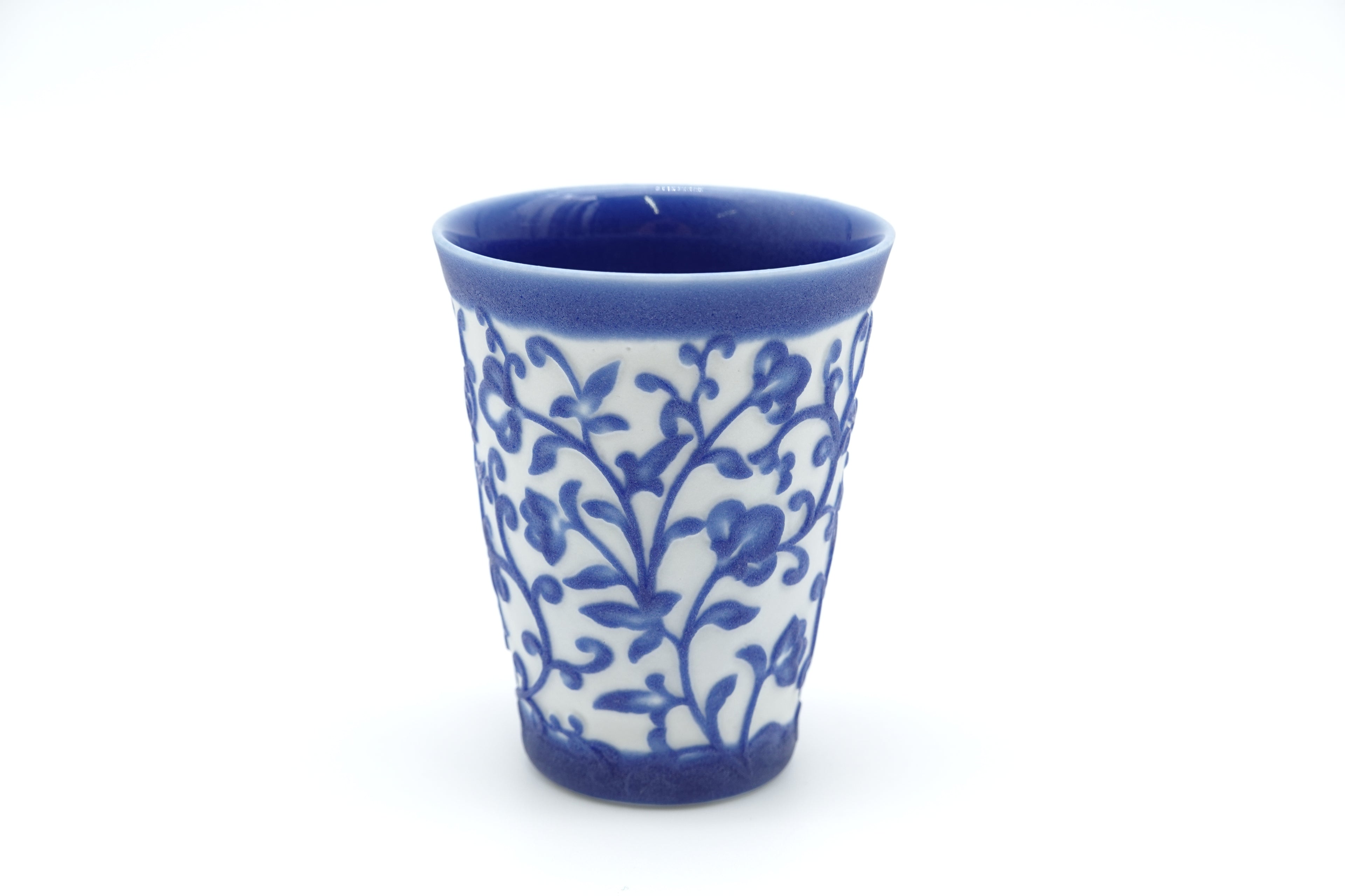 石橋 裕史　彩刻磁酒器