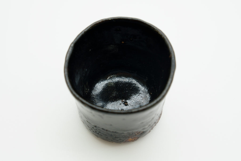 豊場 惺也　瀬戸黒酒盃