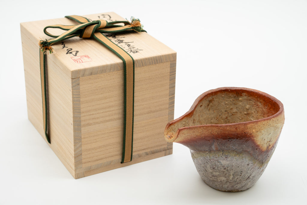 川端 文雄　自然練込窯変注器