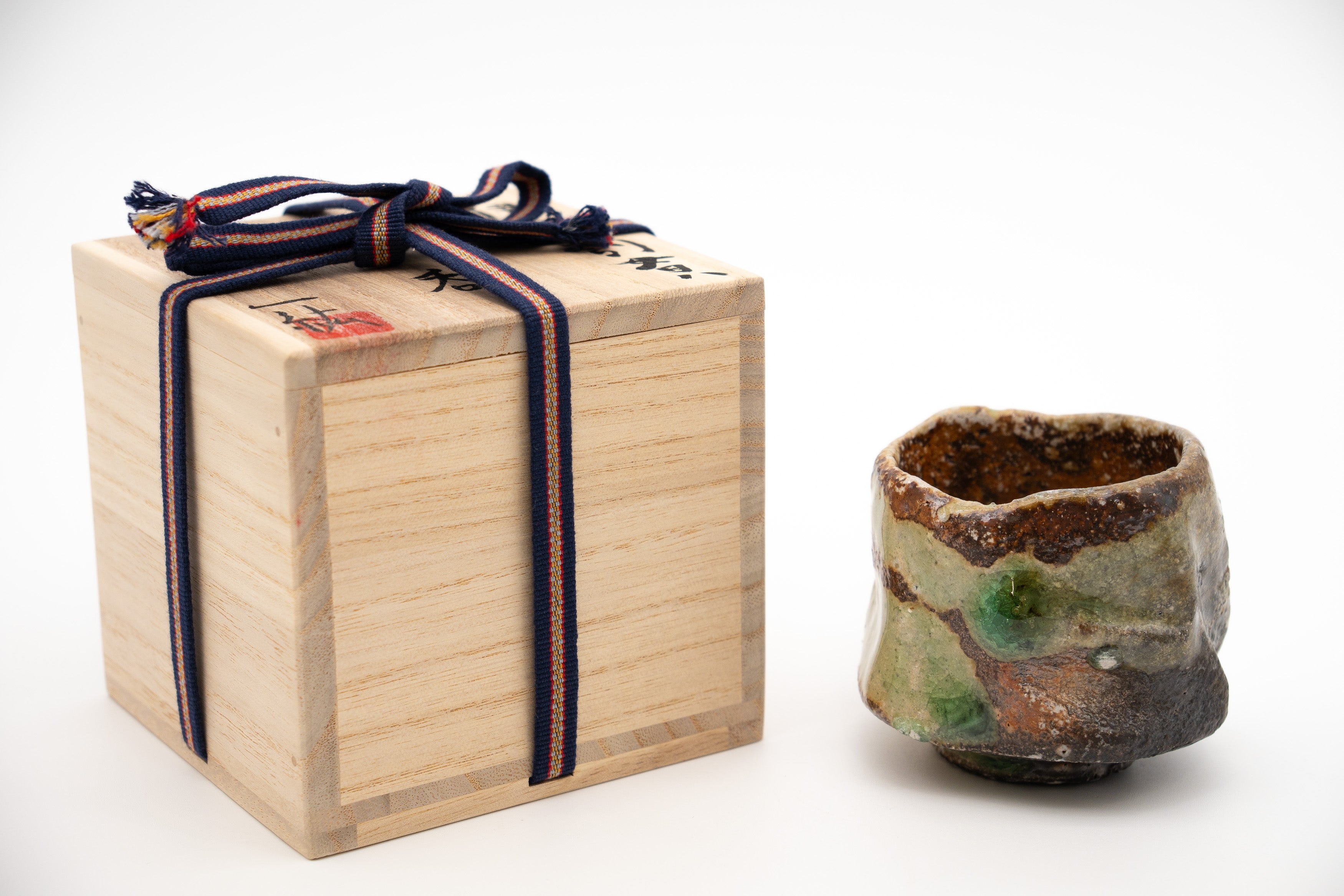 福島 一紘　伊賀刳貫ぐい呑　